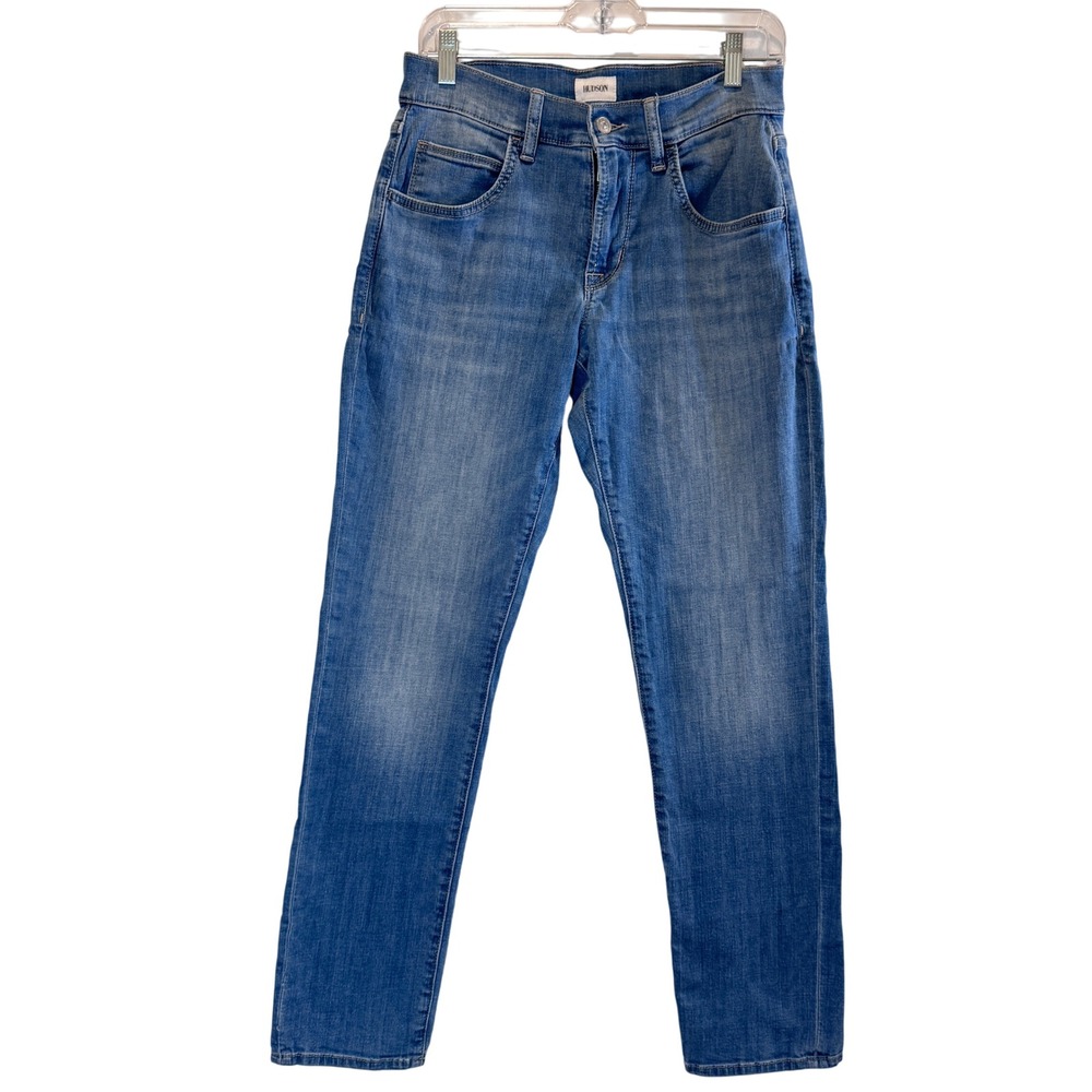 Hudson Jeans Women's Blue Denim Skinny Jeans Comfort Stretch Casual Everyday 29